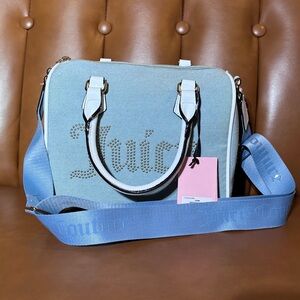 Juicy Couture Denim Obsession Satchel Purse